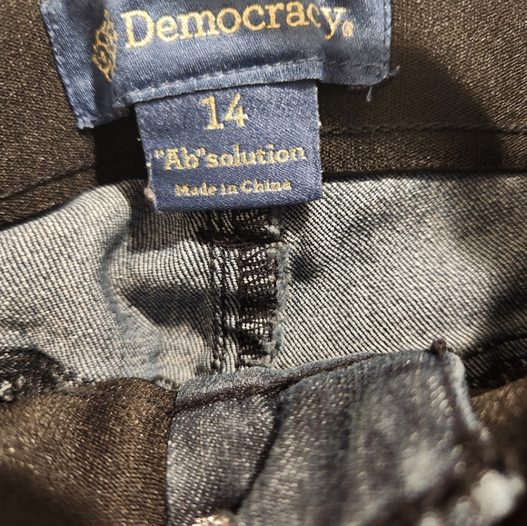 Women's Democracy "ABSOLUTION" Dark Wash Denim Jeans - Picture 2 of 5